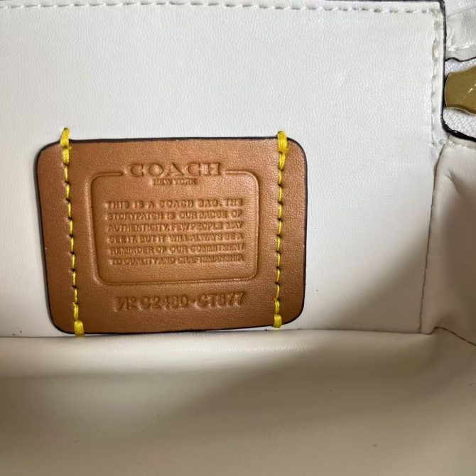 COACH Bucket Makeup bag White