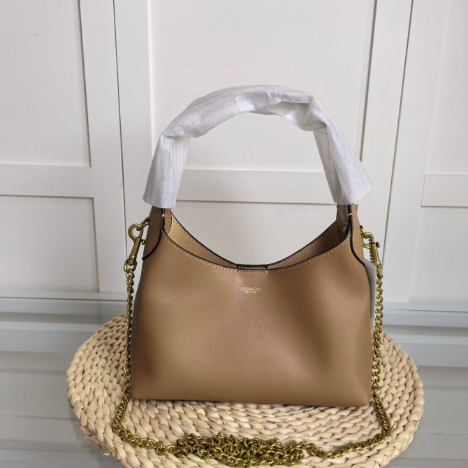 Coach Brooklyn Shoulder Bag 23 Light brown