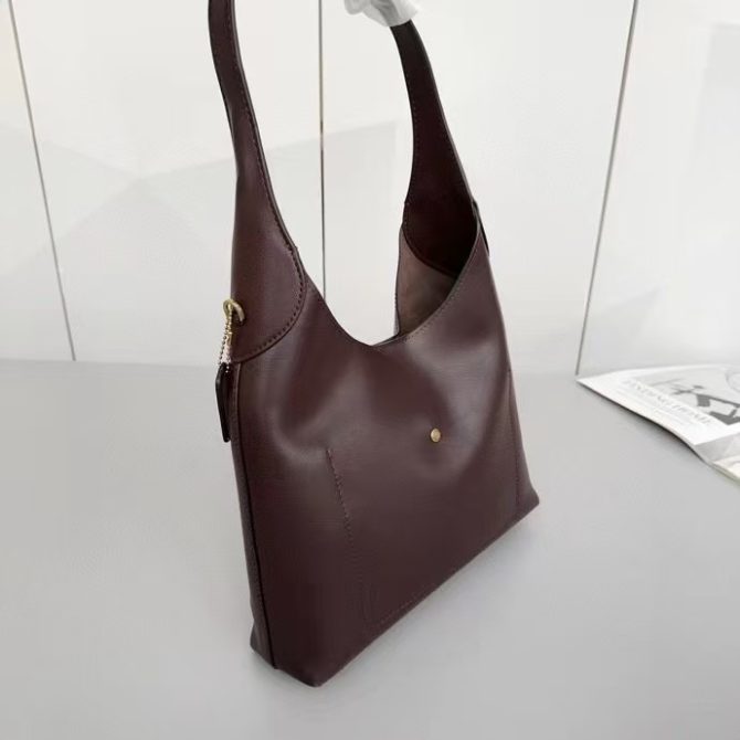 Coach Brooklyn Shoulder Bag 28 Dark brown