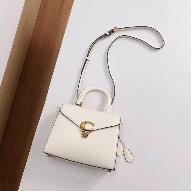 COACH Sammy Top Handle White