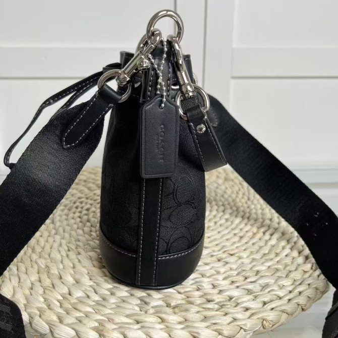 COACH Bucket Crossbody Bags Black