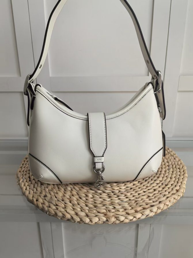 COACH Women's Hamptons Hobo White