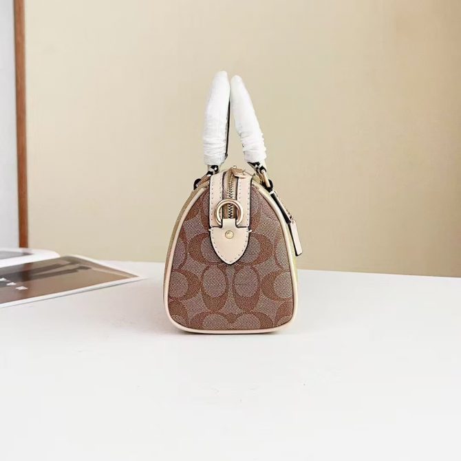 COACH Women's Rowan Handbags White-border printed style