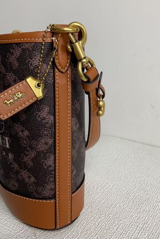 COACH Bucket Dakota mini Crossbody Bags Black Brown