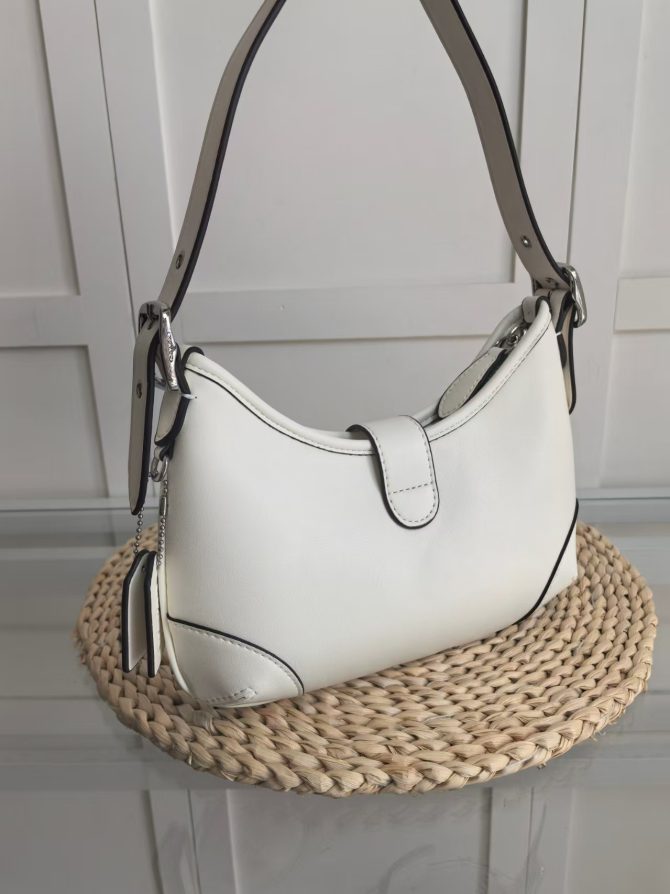 COACH Women's Hamptons Hobo White