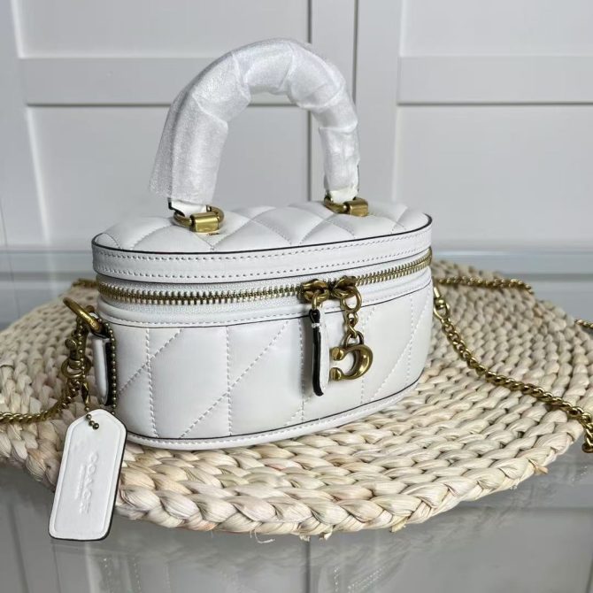 COACH Bucket Makeup bag White