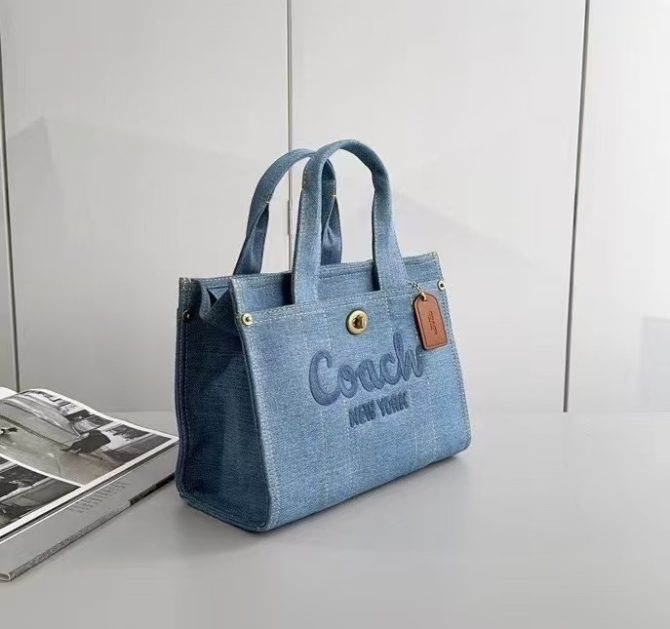 COACH Women's Cargo Tote Blue