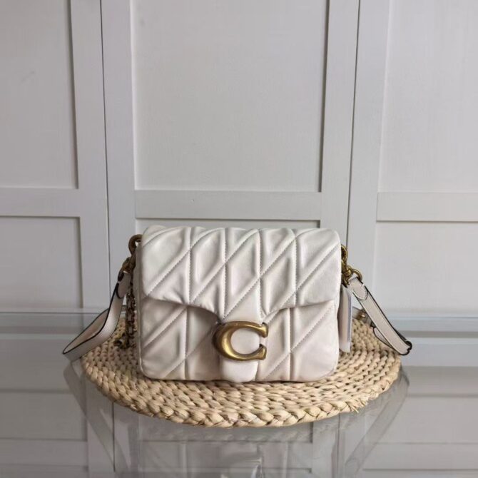 COACH Tabby Shoulder Bags White 20/26