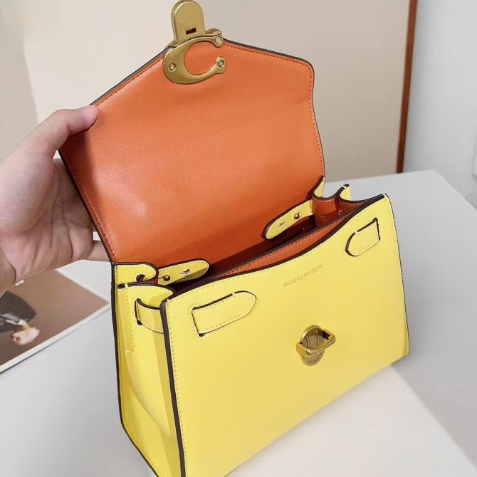 COACH Sammy Top Handle Yellow