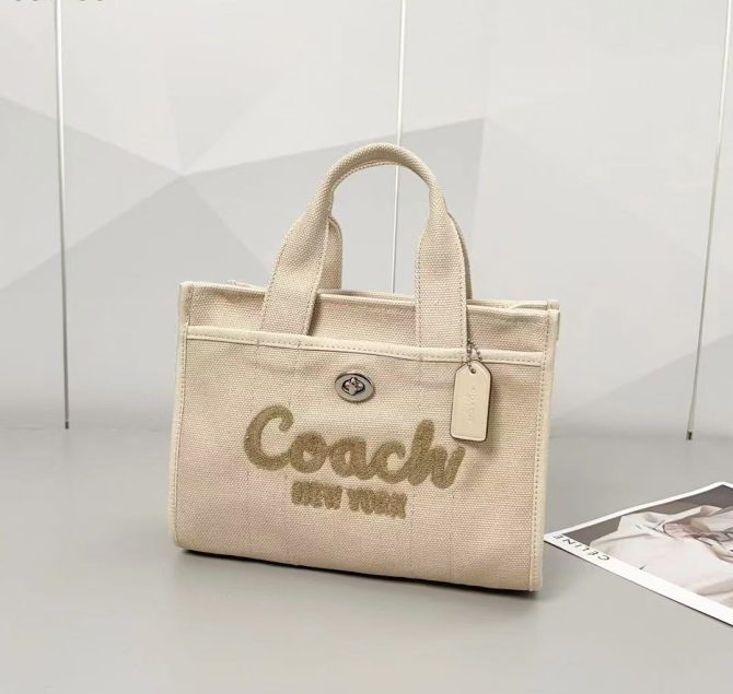 COACH Women's Cargo Tote Cream