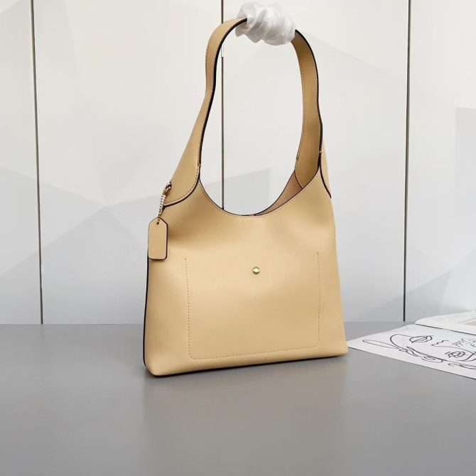 Coach Brooklyn Shoulder Bag 28 Light yellow