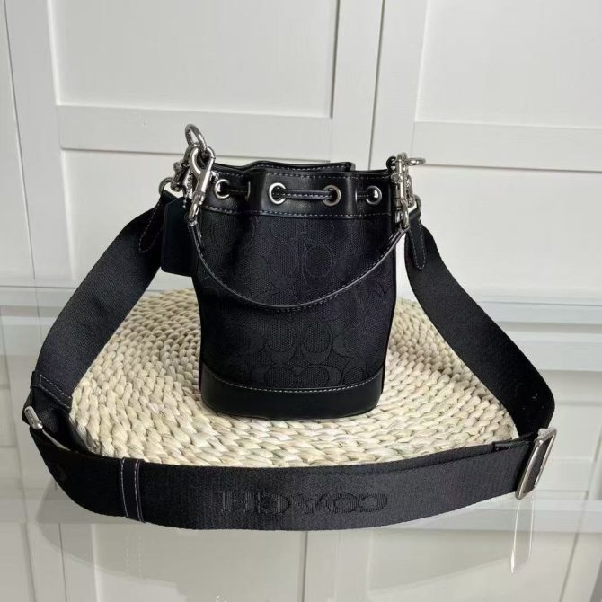 COACH Bucket Crossbody Bags Black