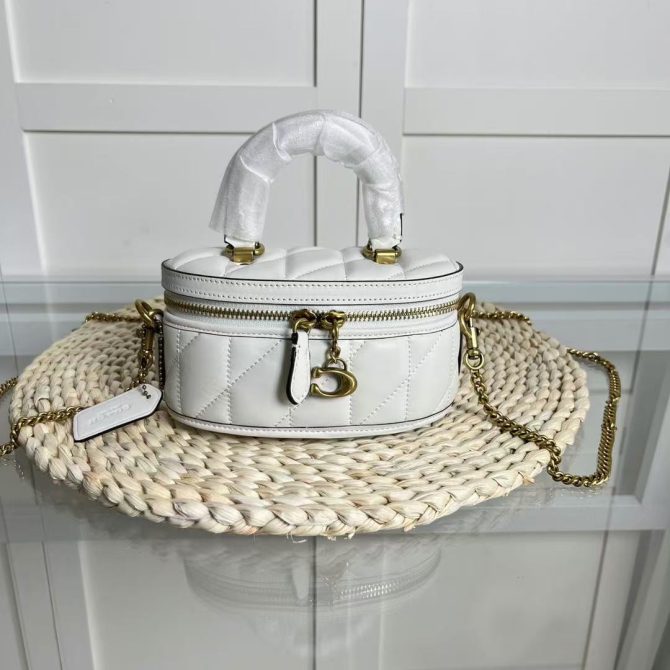 COACH Bucket Makeup bag White