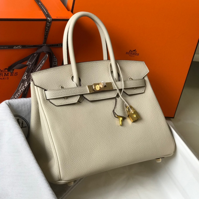 birkin 30 Golden buckle