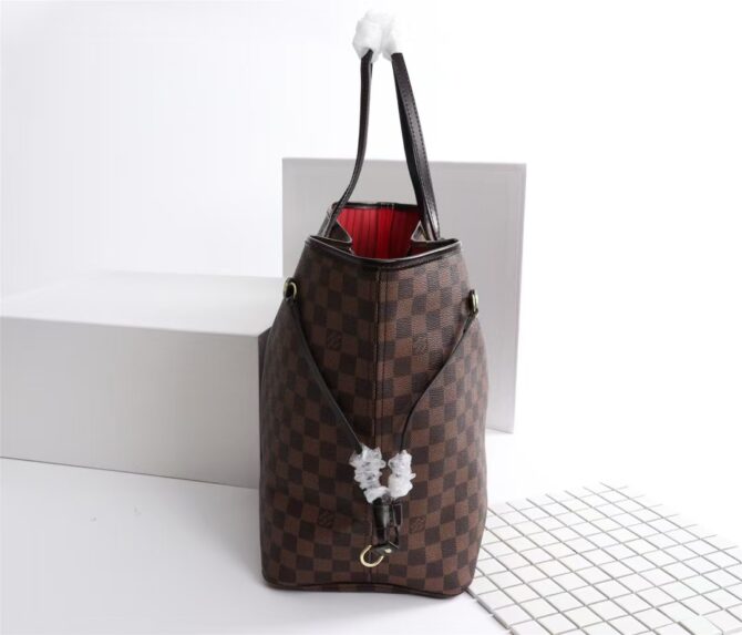 Neverfull Bandoulière Inside Out GM Plaid pattern