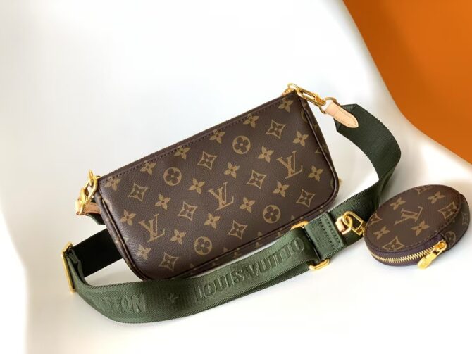 Multi Pochette Accessoires M44813 Brown/Green