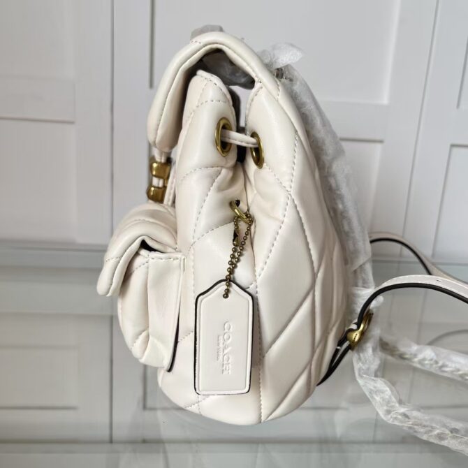 COACH Tabby Backpacks White