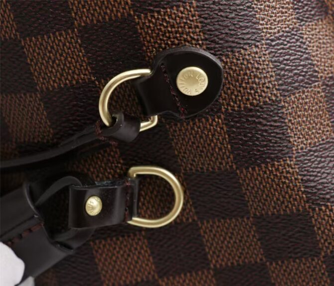 Neverfull Bandoulière Inside Out GM Plaid pattern