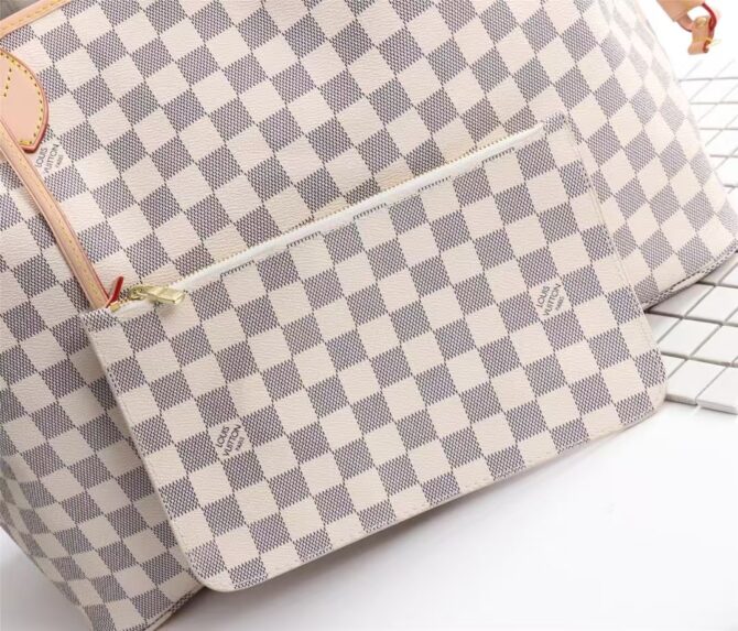 Neverfull Bandoulière Inside Out GM Plaid pattern