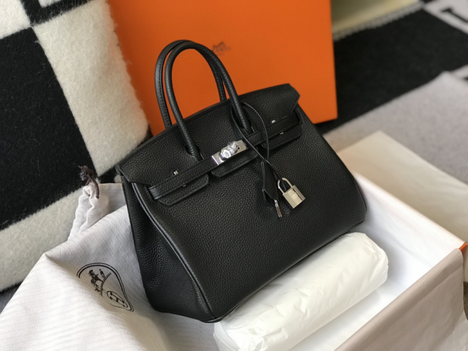 birkin 30 Silver buckle