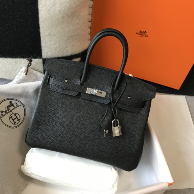 birkin 30 Silver buckle