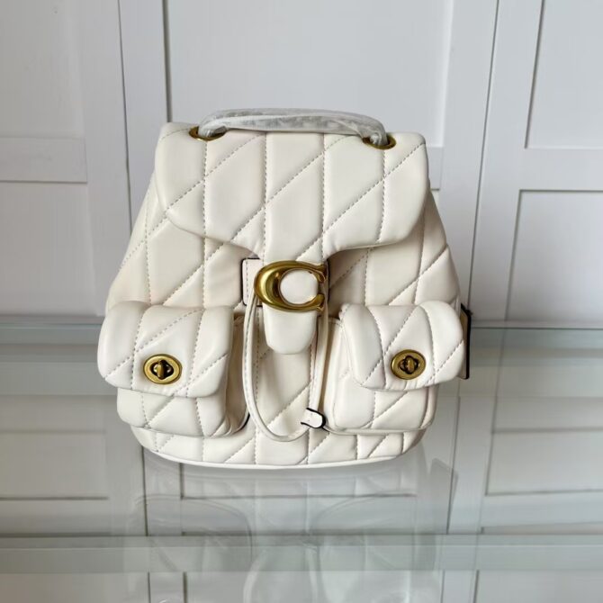 COACH Tabby Backpacks White