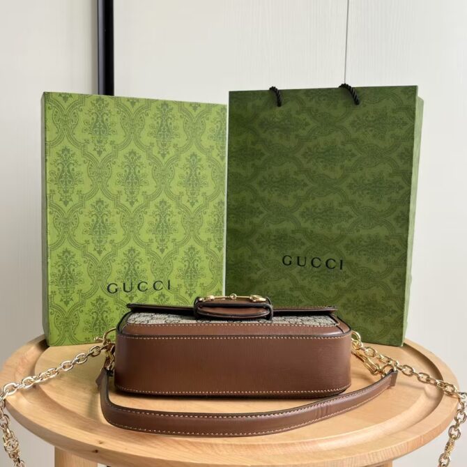 Gucci Horsebit 1955 Printed style Satchel bag 735178